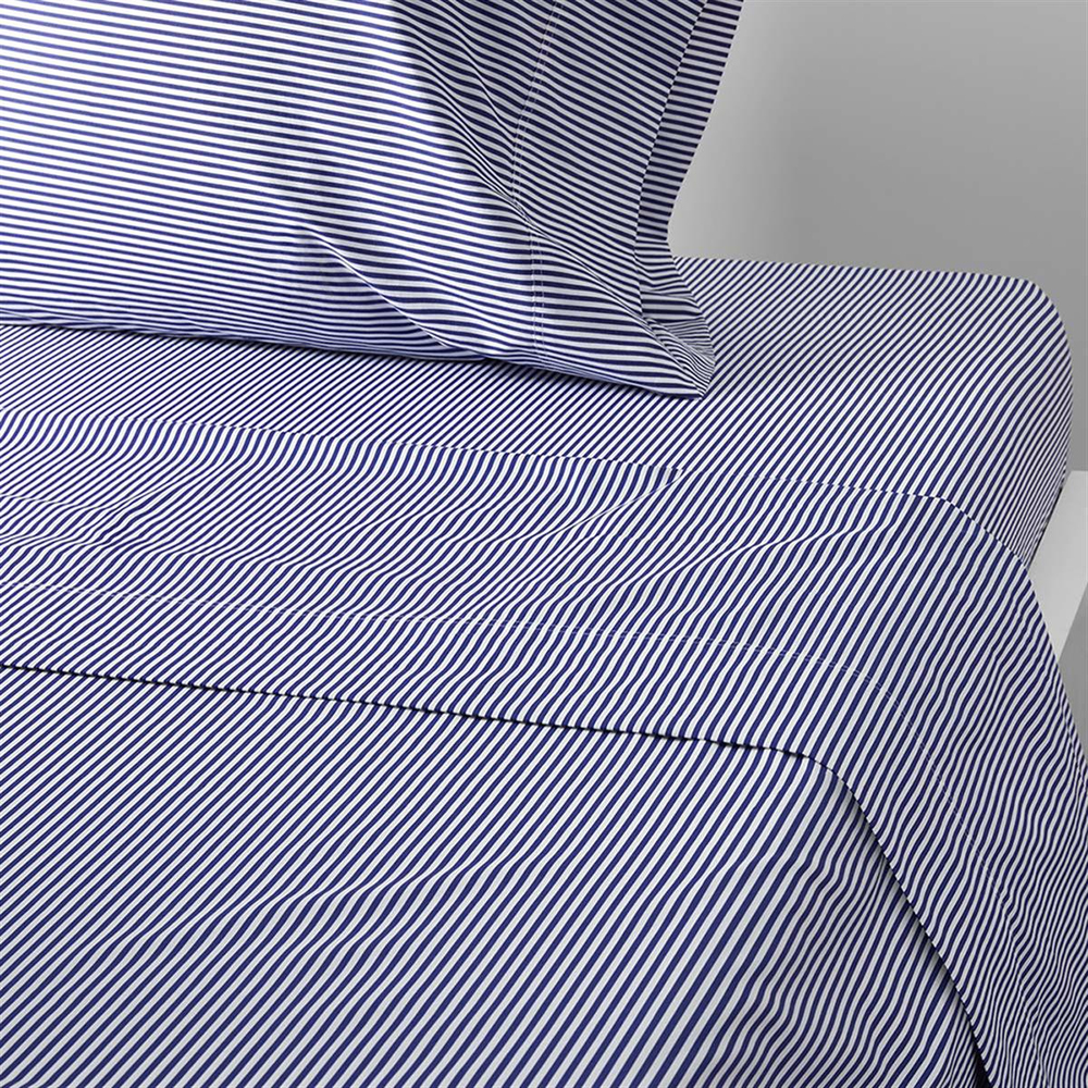 Ralph Lauren Home Shirting Navy White Çarşaf