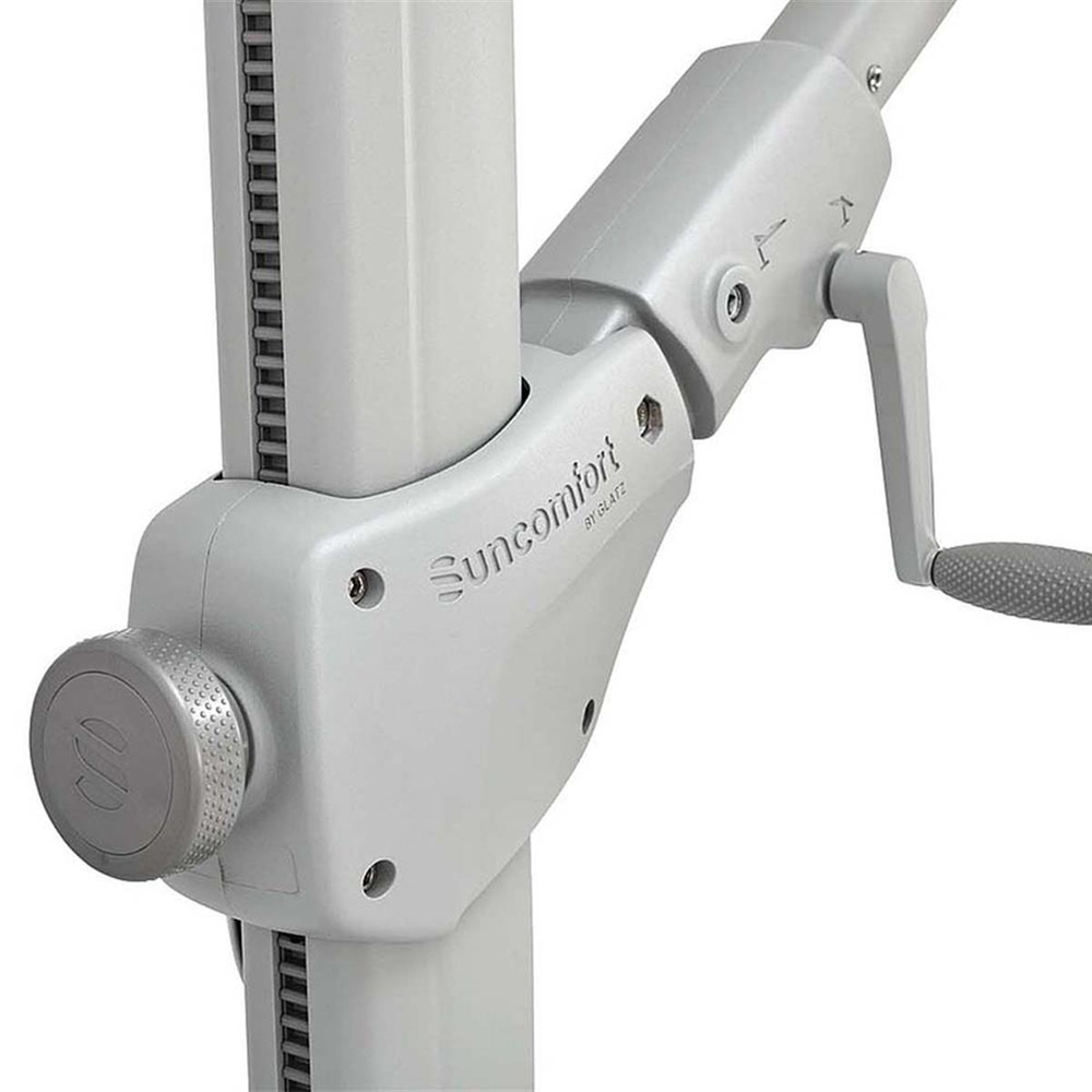 Glatz Suncomfort VarioFlex Ecru Ayaklı Kare Şemsiye