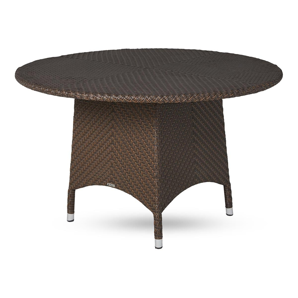 Alfresco Valencia Java Brown Yuvarlak Masa