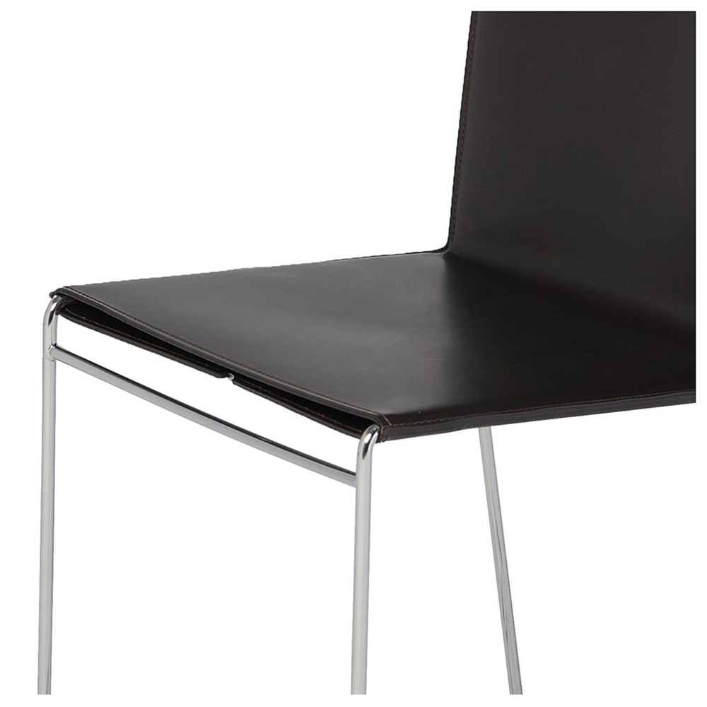 Sillc Venus Brown Armless Chair