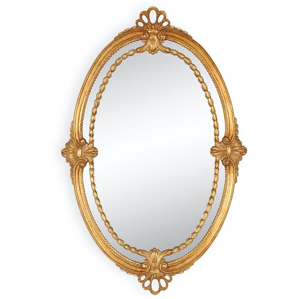 Jonathan Charles Versailles Antique Gold Oval Ayna
