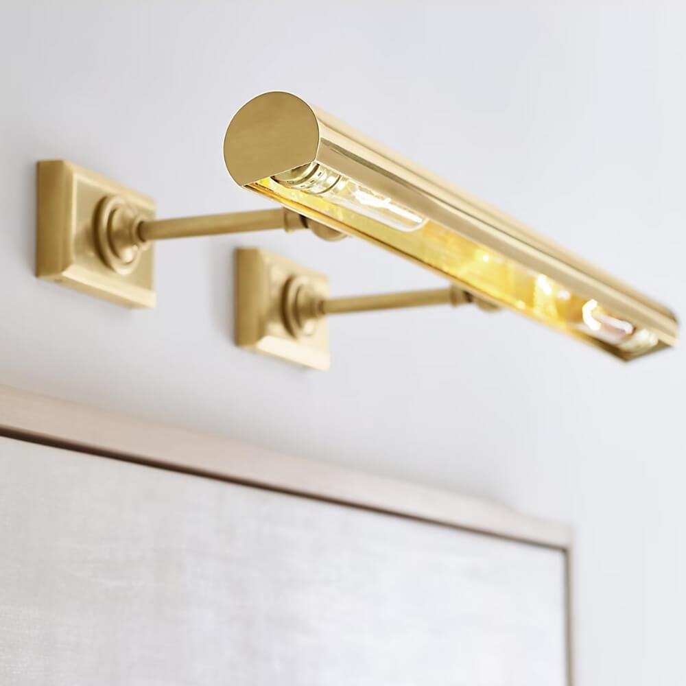 Visual Comfort & Co. Cabinet Makers Antique Brass Tablo Aydınlatması