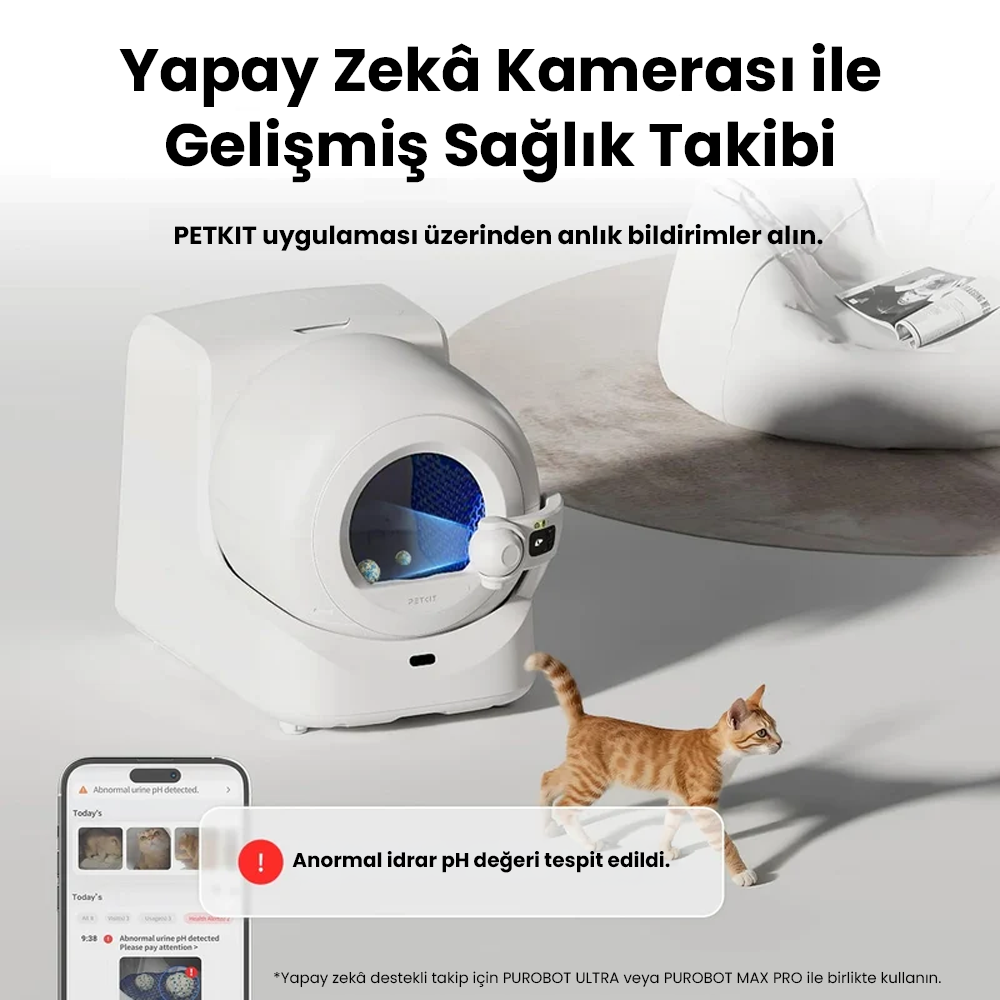 Petkit İdrar Takipli Kedi Kumu