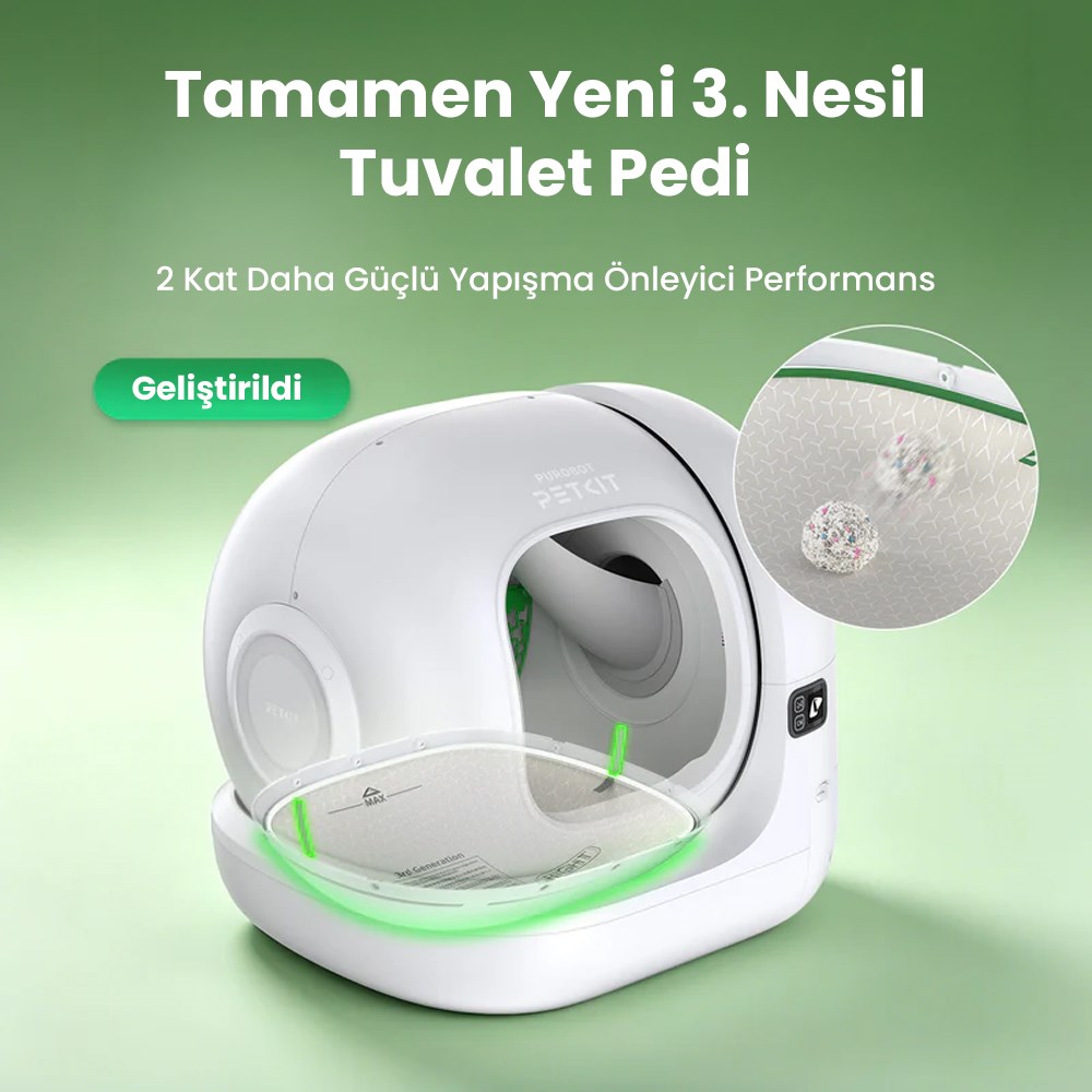 Petkit Pura Max 2 & Purobot Max Pro/Pro 2 Yüksek Performanslı Akıllı Kedi Tuvalet Pedi