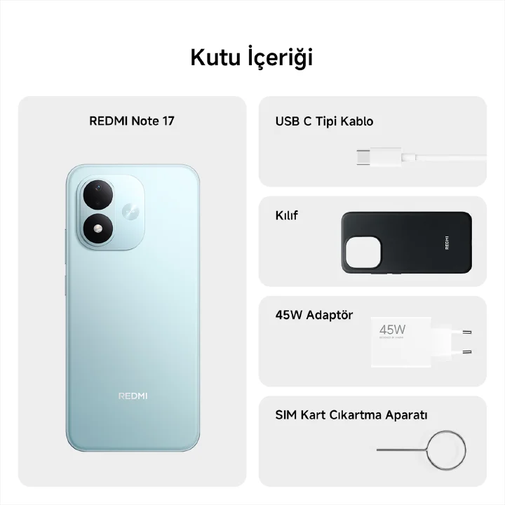 Xiaomi Redmi Note 17 4G 6/256 GB Mavi