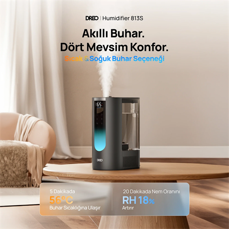 DREO 813S Akıllı Ultrasonik Hava Nemlendirici (Outlet)