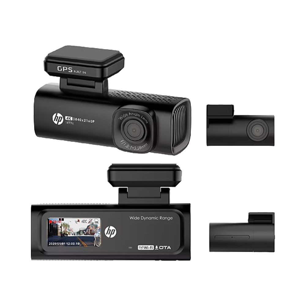 HP Araç İçi Kamera F499x Dual Cam Black