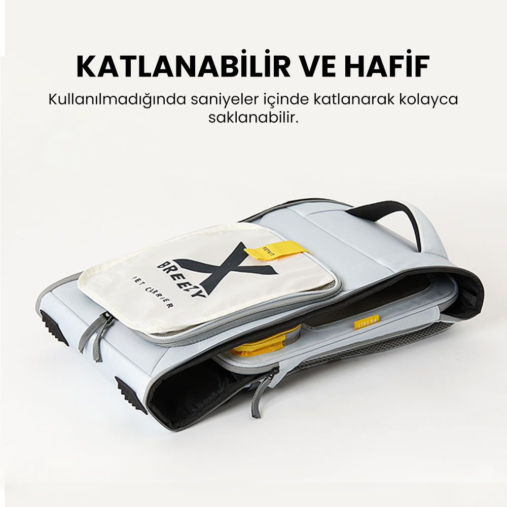 Petkit Breezy X Zone Evcil Hayvan Çantası Gri