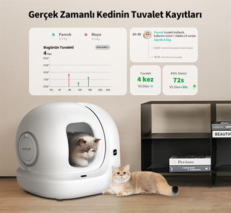 Petkit Pura Max 2 Akıllı Kedi Tuvaleti