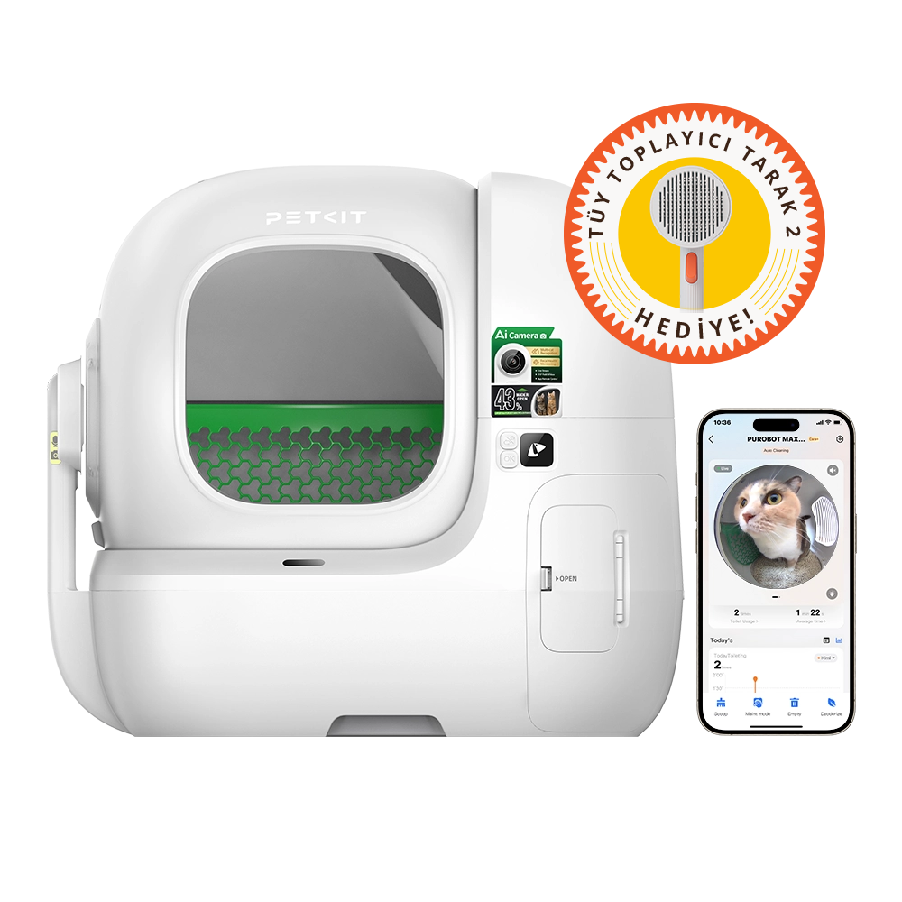 Petkit Purobot Max Pro 2 Akıllı Kedi Tuvaleti