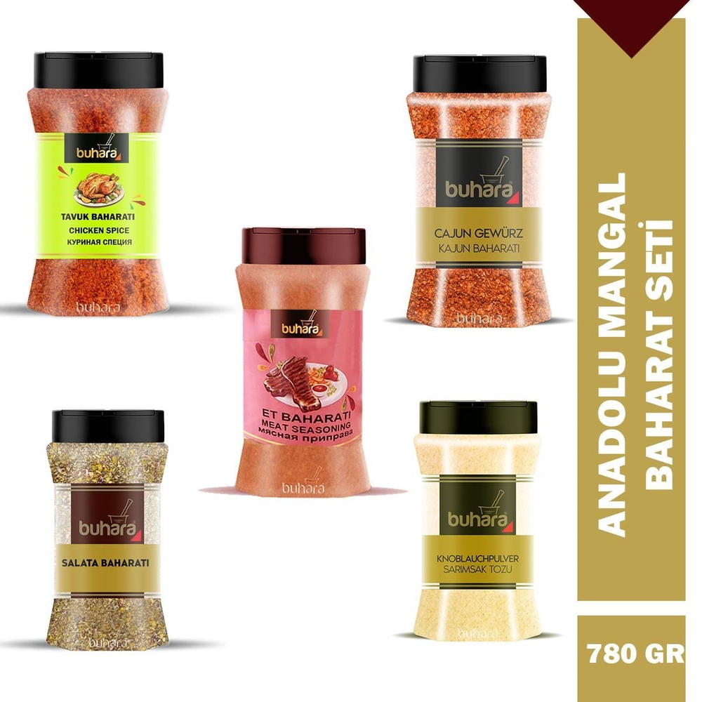 BUHARA ANADOLU MANGAL BAHARATI 5'li SET 780 GR - BUHARA