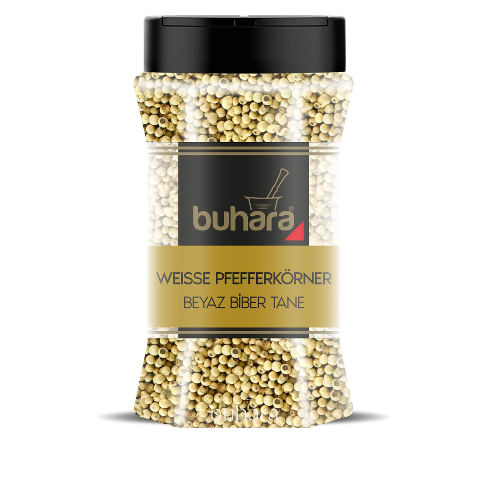 BUHARA BEYAZ BİBER TANE 150 GR PET - BUHARA BAHARAT