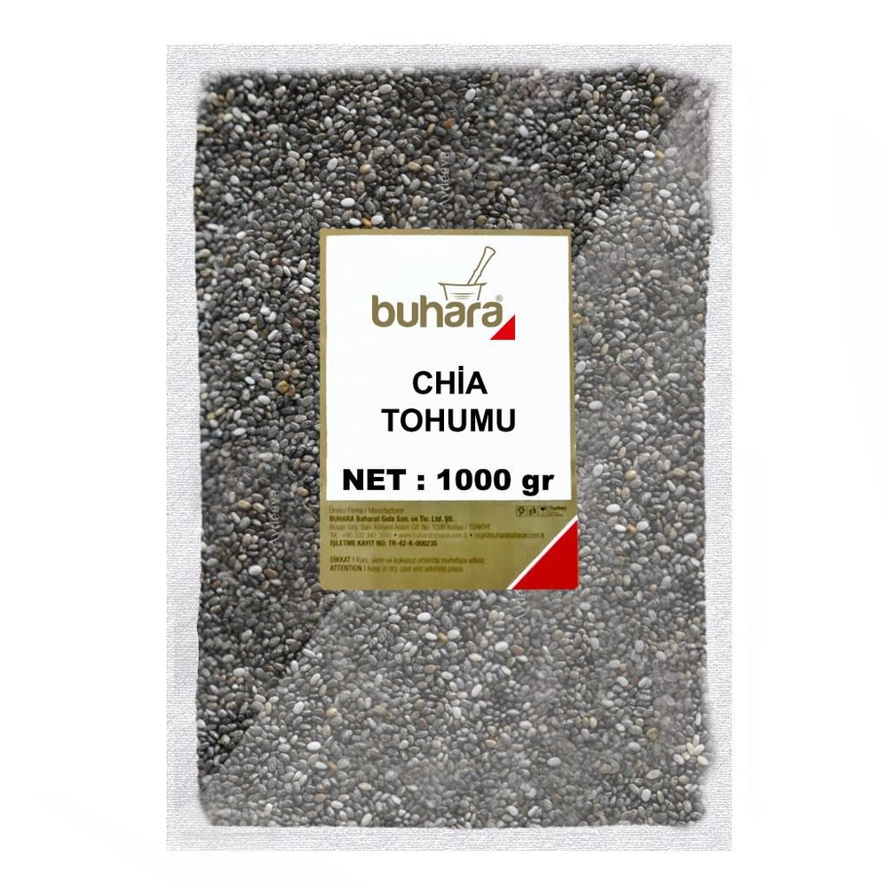 BUHARA CHİA TOHUMU DÖKME 1000 gr  - BUHARA BAHARAT