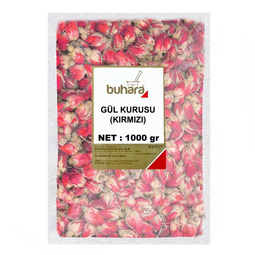 BUHARA GÜL KURUSU KIRMIZI 1000 GR - BUHARA BAHARAT