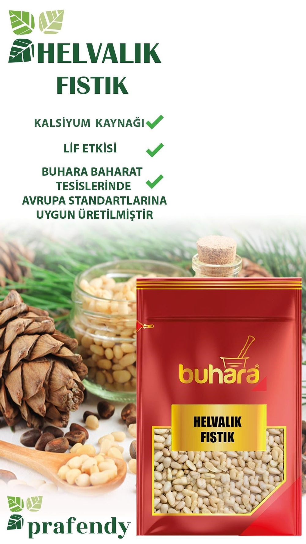 BUHARA HELVALIK FISTIK 80 GR