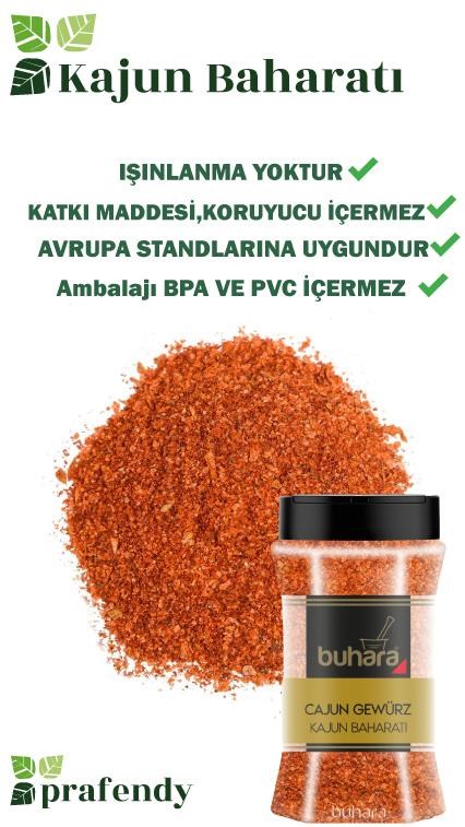 BUHARA KAJUN BAHARATI 160 GR PET