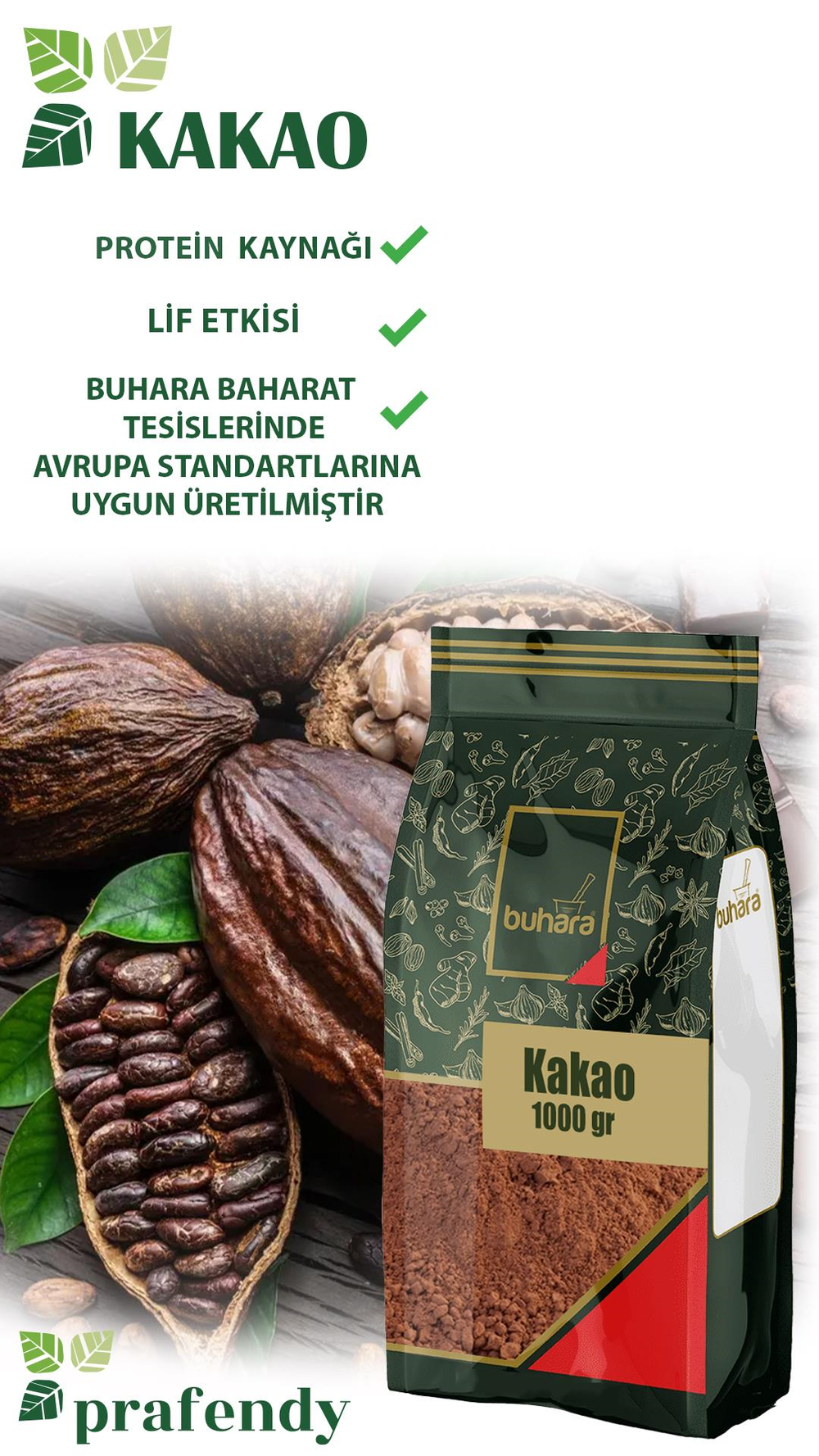 BUHARA KAKAO 1000 GR 