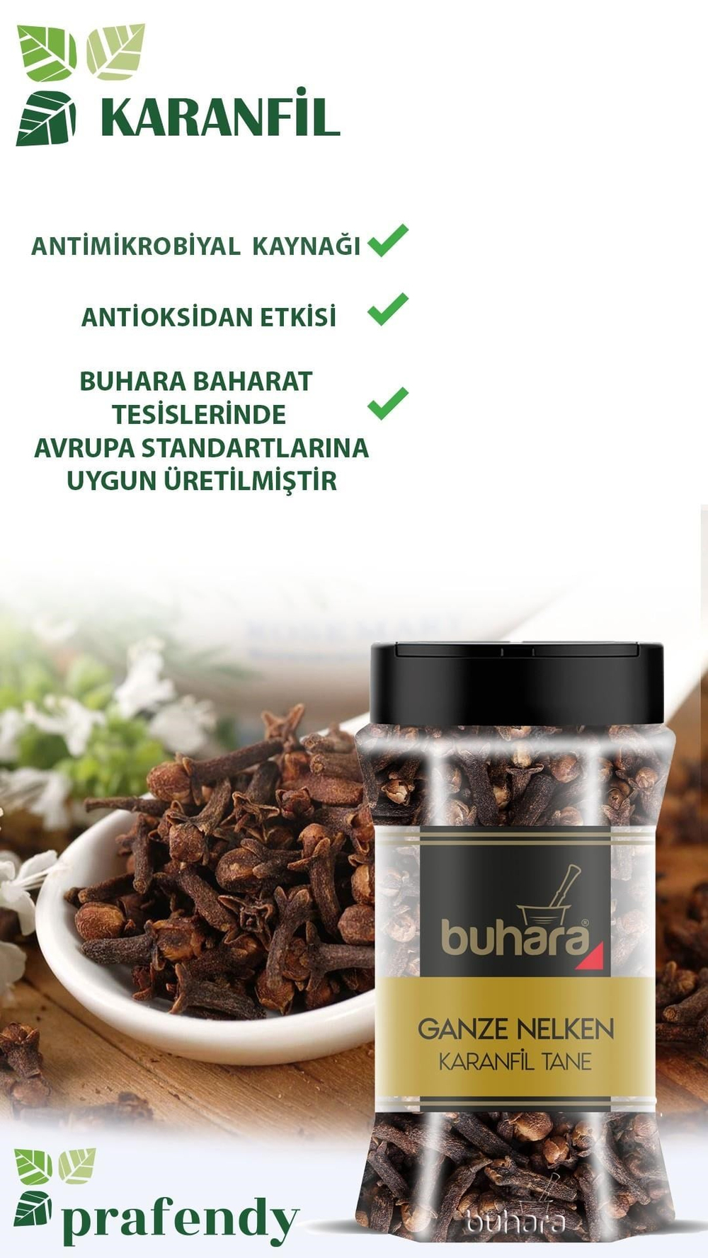 BUHARA KARANFİL TANE 90 GR PET