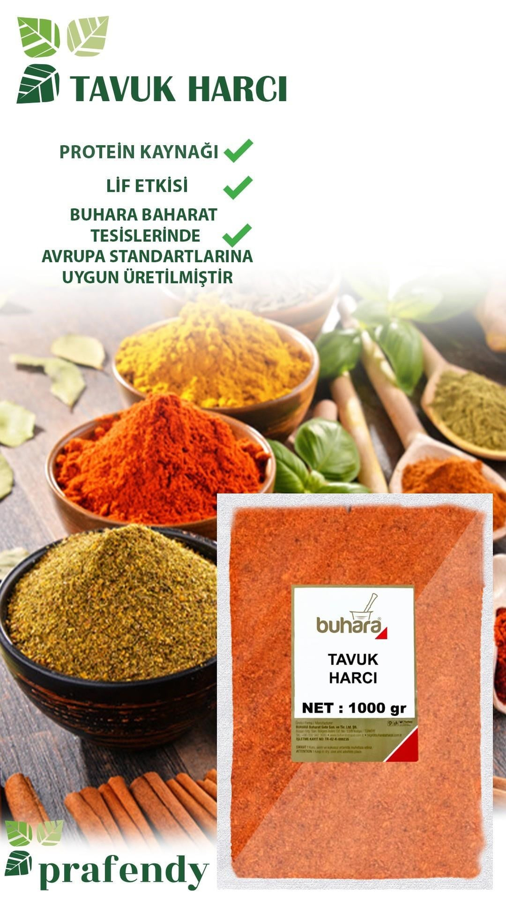 BUHARA TAVUK HARCI 1000 GR