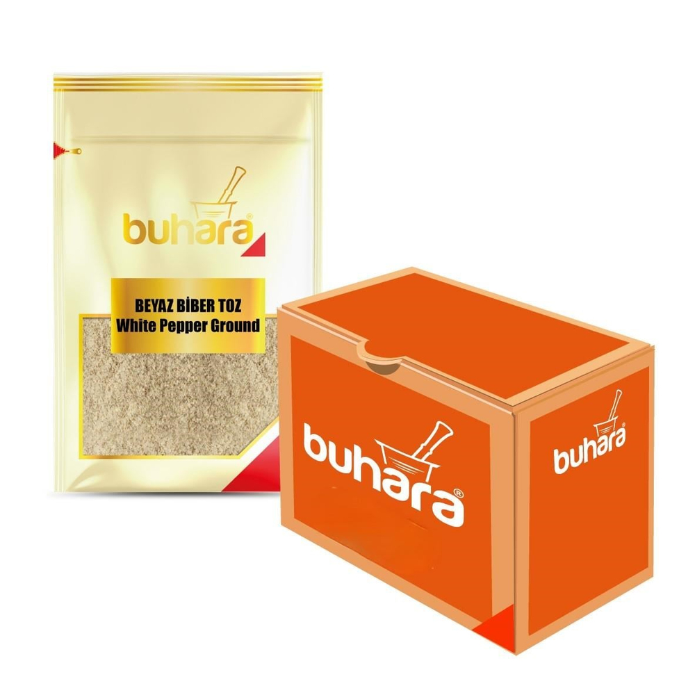 BUHARA TOPTAN BEYAZ BİBER TOZ 50 GR x 12 Ad. - BUHARA