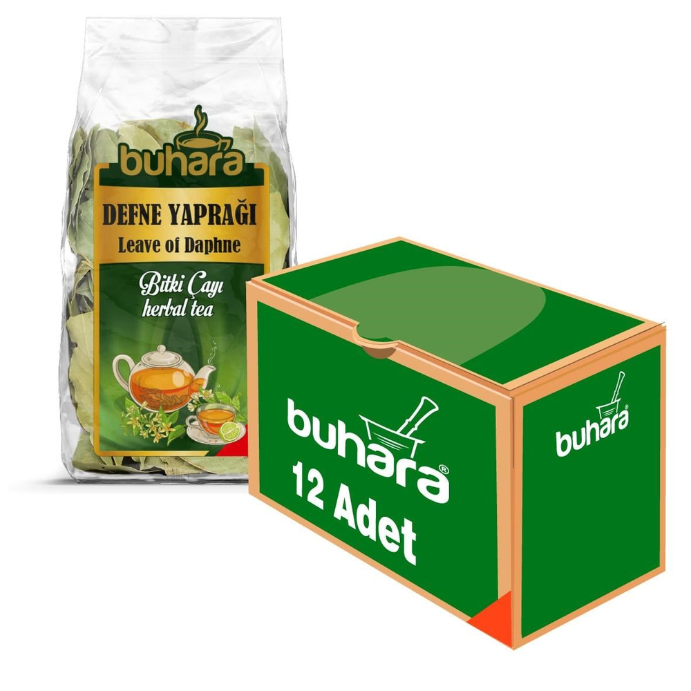 BUHARA TOPTAN DEFNE YAPRAĞI 15 GR. x 12 AD.  - BUHARA