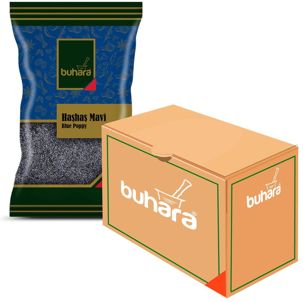 BUHARA TOPTAN HAŞHAŞ MAVİ 80 GR  x 10 Ad. - BUHARA
