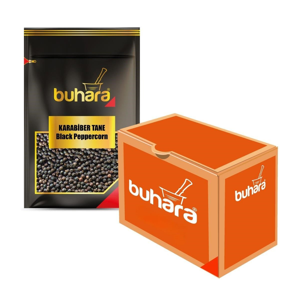 BUHARA TOPTAN KARABİBER TANE 50 GR x 12 Ad. - BUHARA