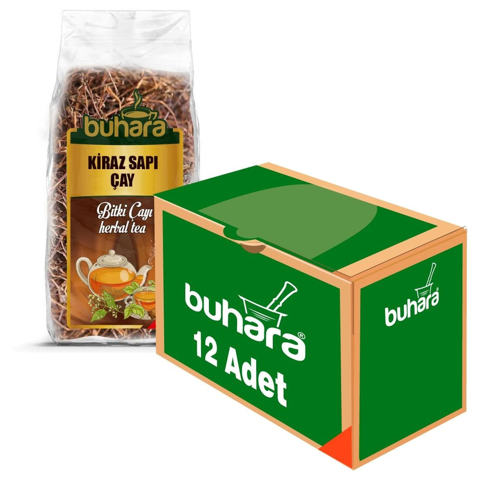 BUHARA TOPTAN KİRAZ SAPI 40 GR. x 12 AD.  - BUHARA