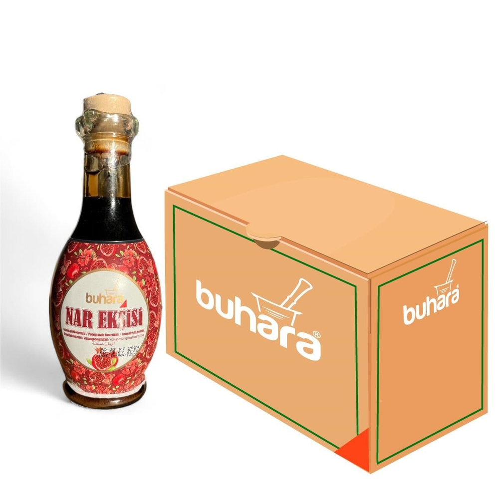 BUHARA TOPTAN NAR EKŞİSİ ÖZÜ CAM 250ml / 340 GR x 12 Ad. - BUHARA