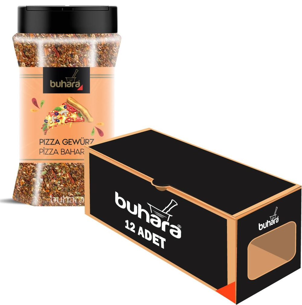 BUHARA TOPTAN PİZZA BAHARATI 150 GR x 12 Ad. PET - BUHARA