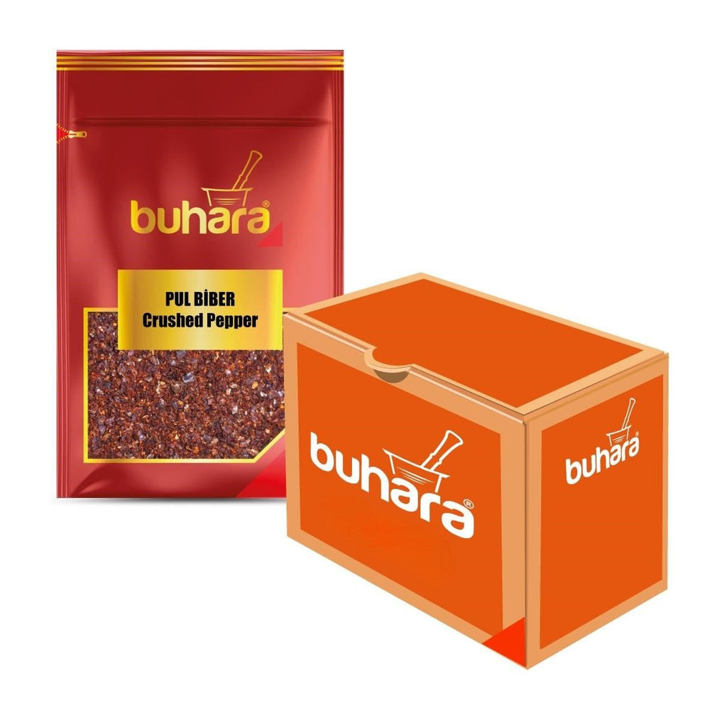 BUHARA TOPTAN PUL KIRMIZI BİBER 60 GR  x 12 Ad. - BUHARA