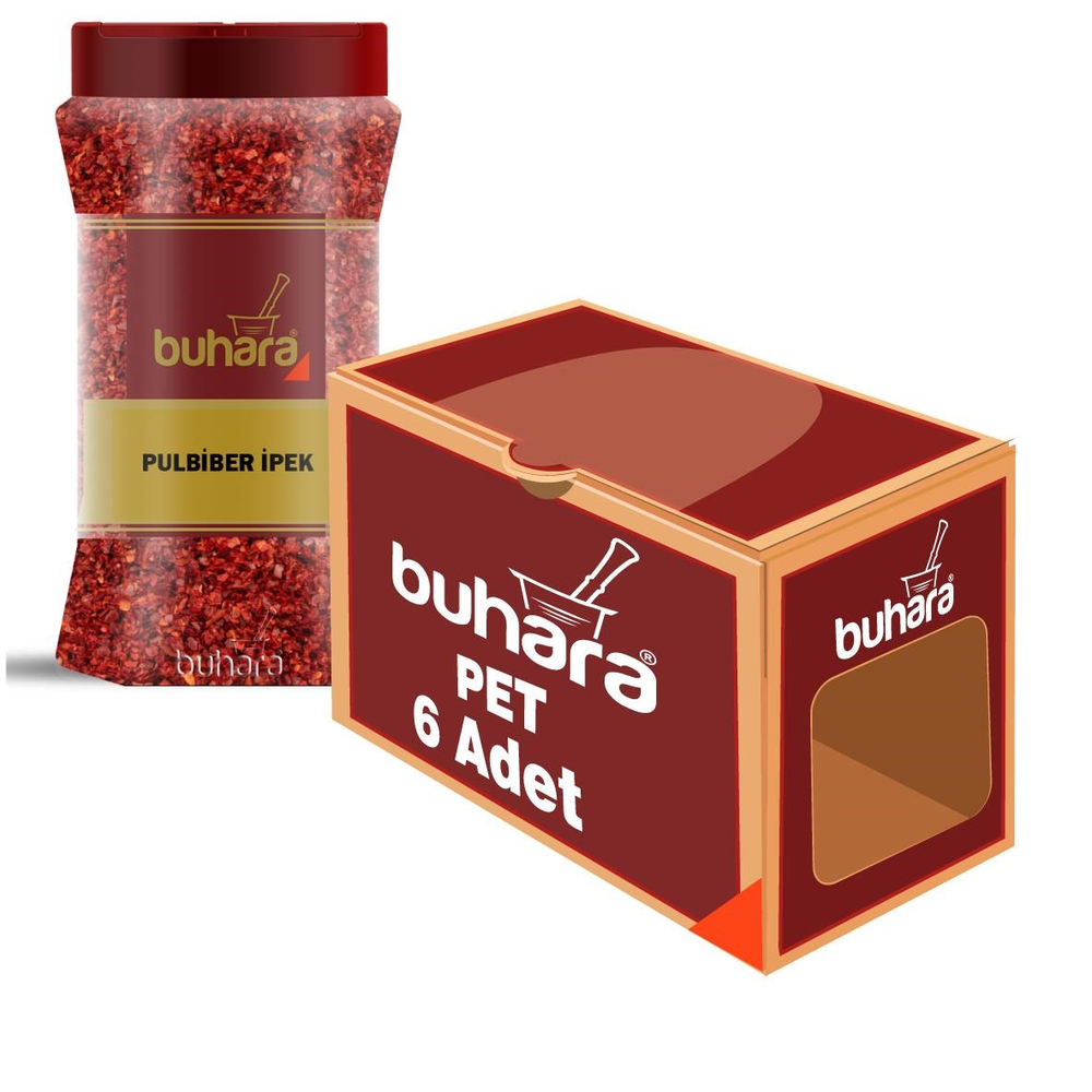 BUHARA TOPTAN PULBİBER İPEK 500 GR x 6 Ad. PET - BUHARA