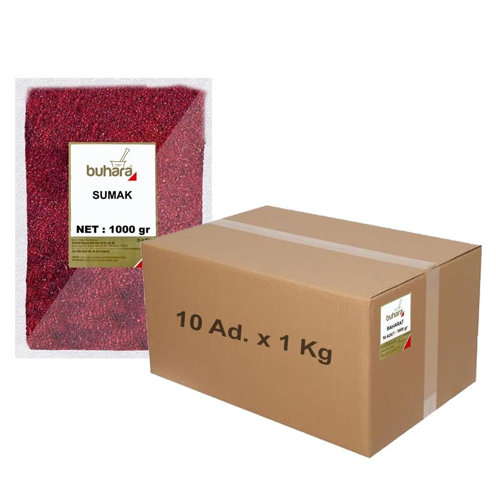 BUHARA TOPTAN SUMAK DÖKME 1 KG x 10 Ad - 10 KG - BUHARA