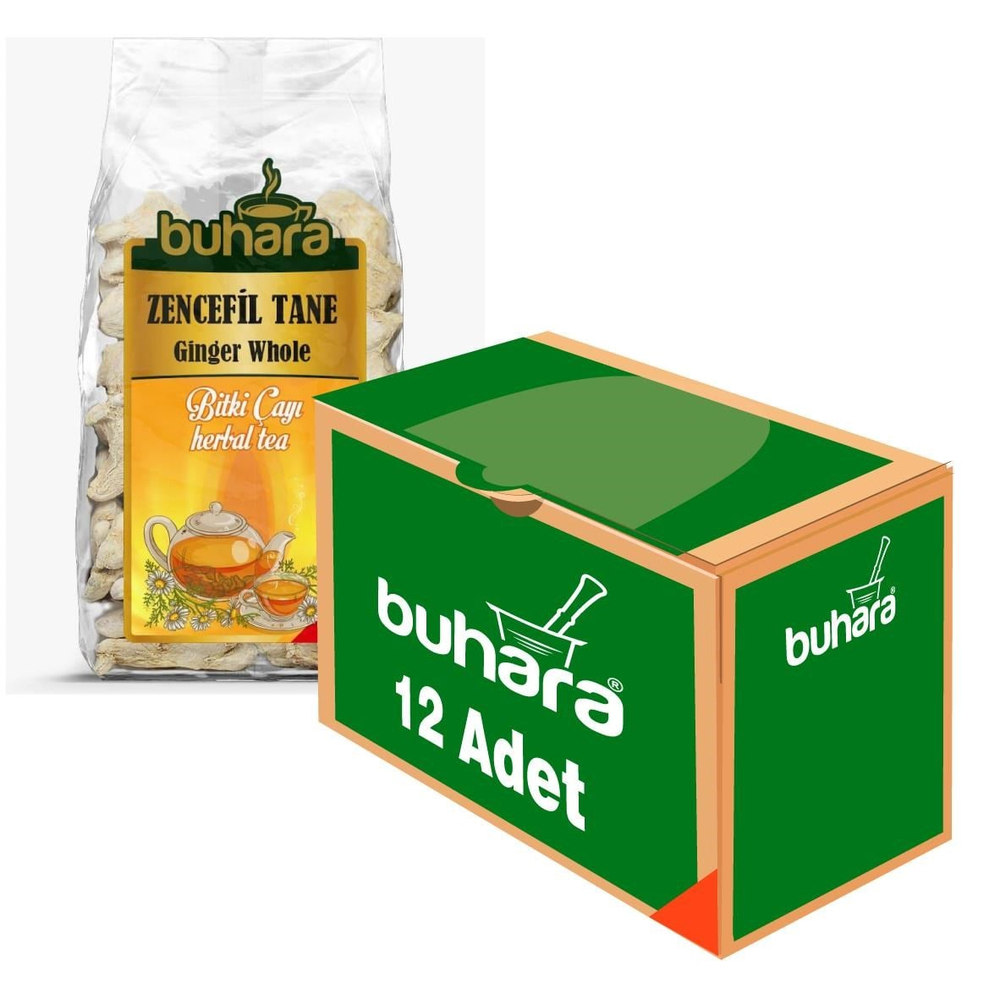 BUHARA TOPTAN ZENCEFİL TANE 200 GR. x 12 AD.  - BUHARA
