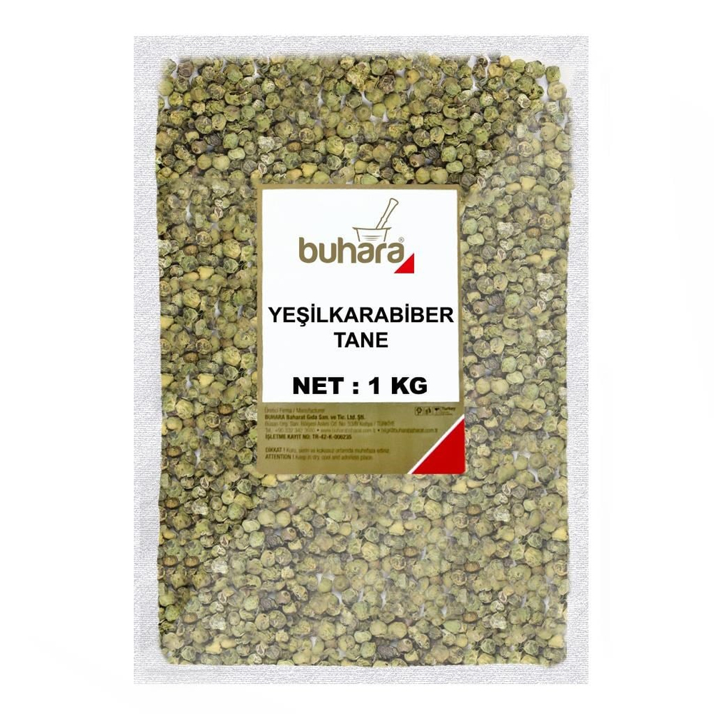 BUHARA YEŞİLBİBER TANE 1000 GR - BUHARA BAHARAT