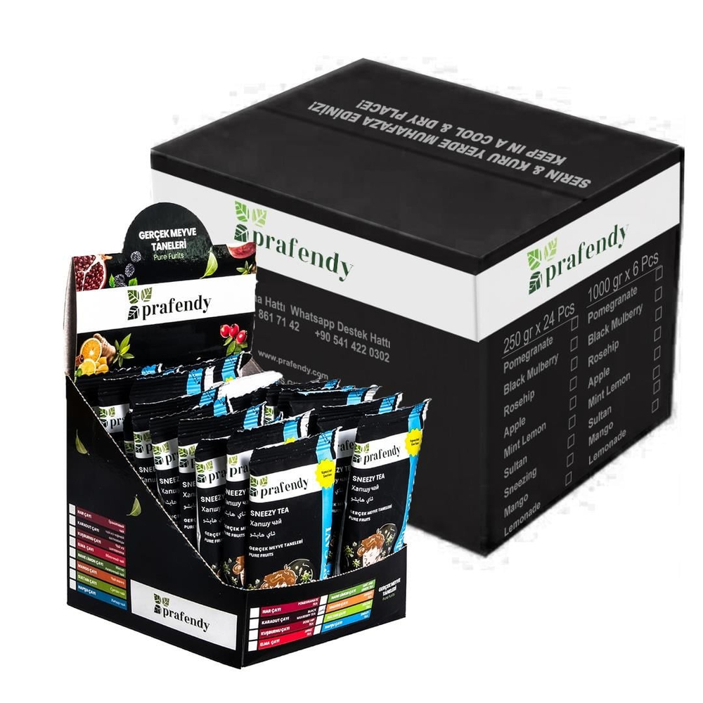 PRAFENDY TOPTAN HAPŞU ÇAYI TEK İÇİMLİK 15 GR x 20 Ad. x 12 Ad. - PRAFENDY