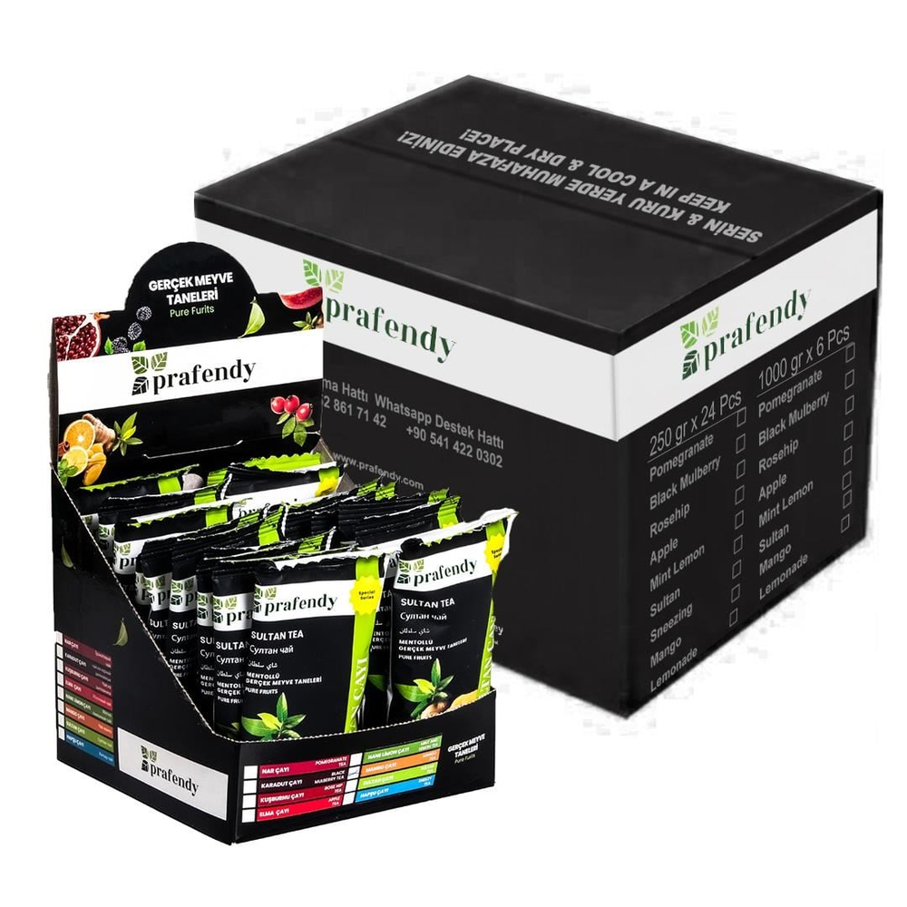 PRAFENDY TOPTAN SULTAN ÇAYI TEK İÇİMLİK 15 GR x 20 Ad. x 12 Ad. - PRAFENDY