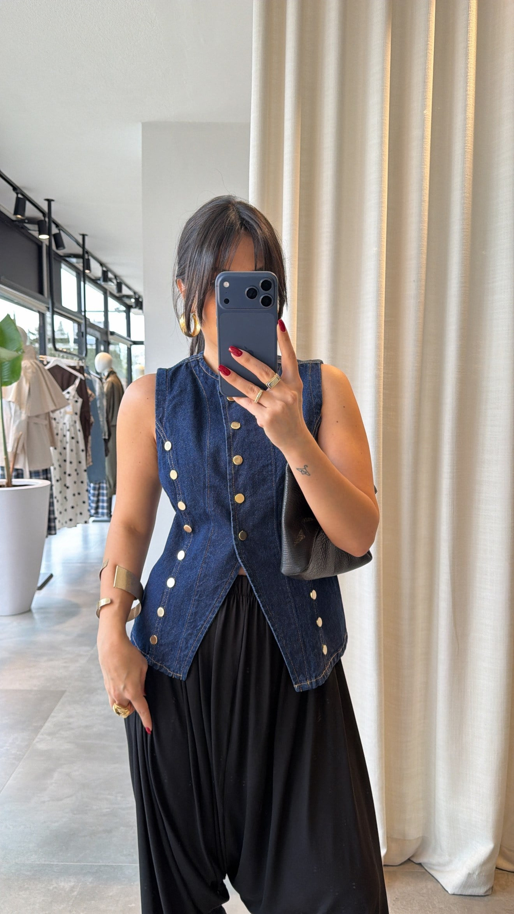 Denim Bluebell Yelek