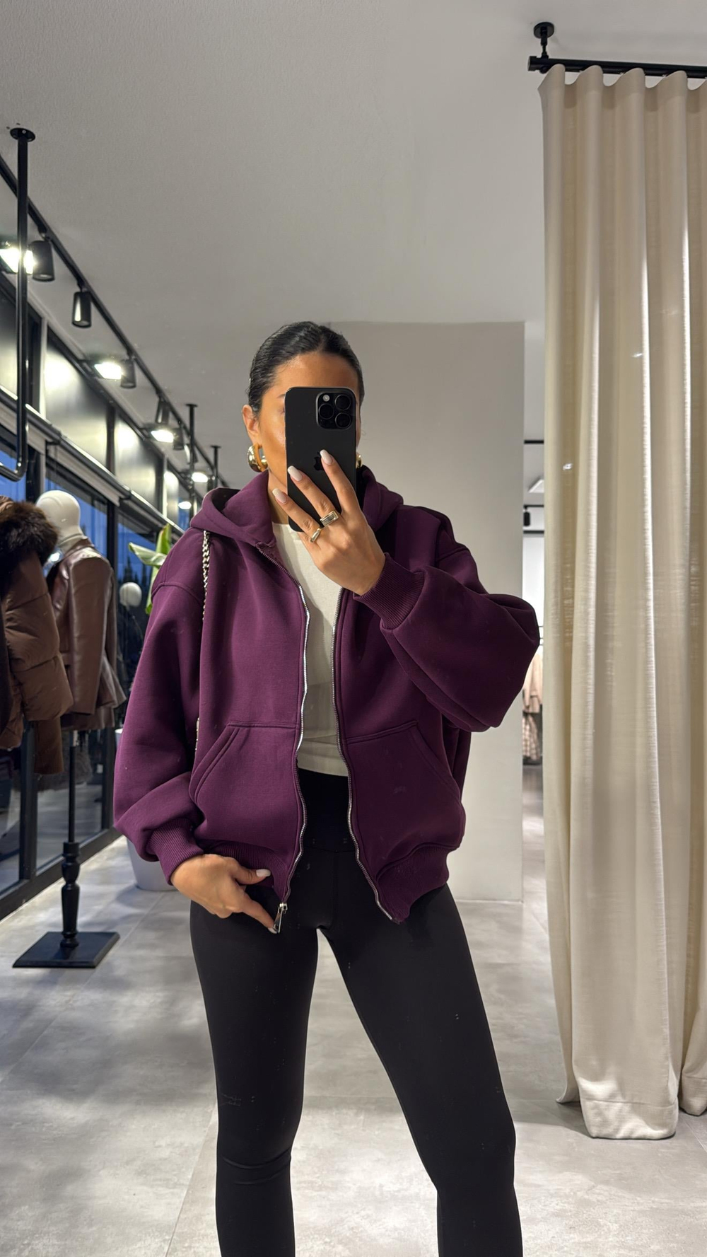 Mürdüm Violet Sweat