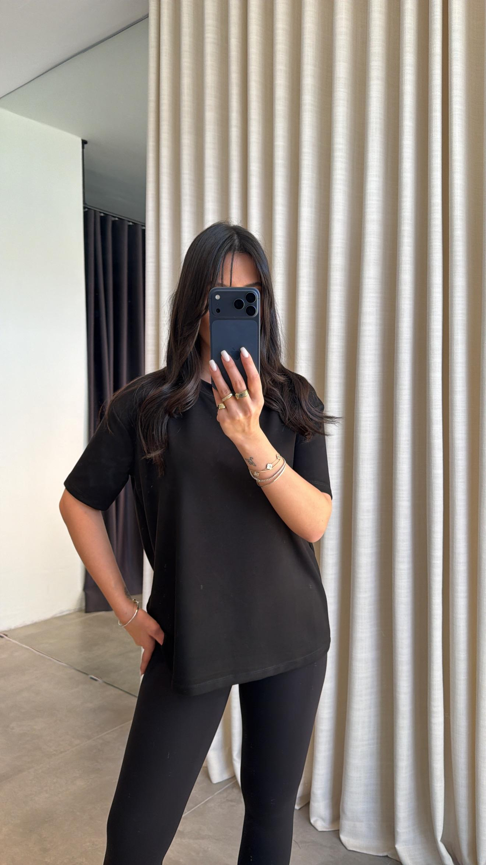 Siyah Modal Basic T-shirt