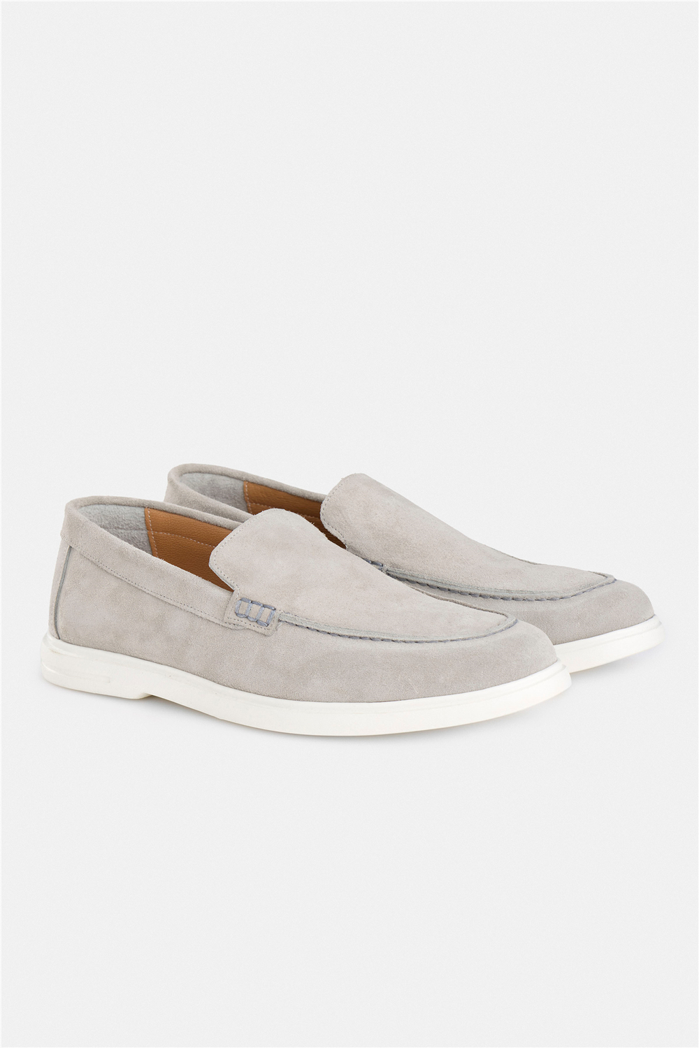Gri Loafer Ayakkabı
