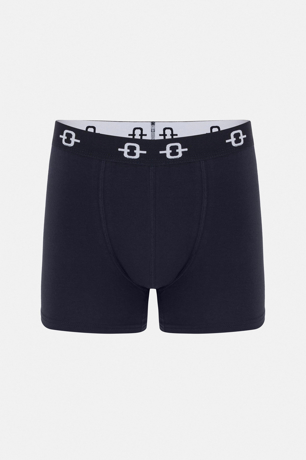 Düz Likralı  Lacivert  Boxer