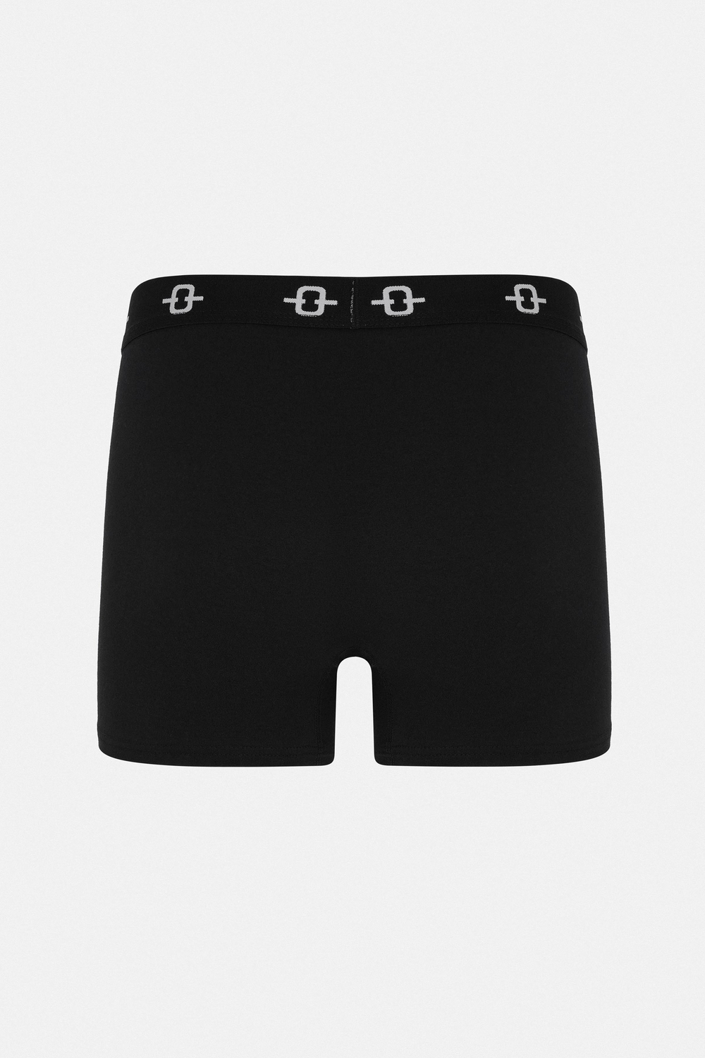 Düz Likralı Siyah Boxer