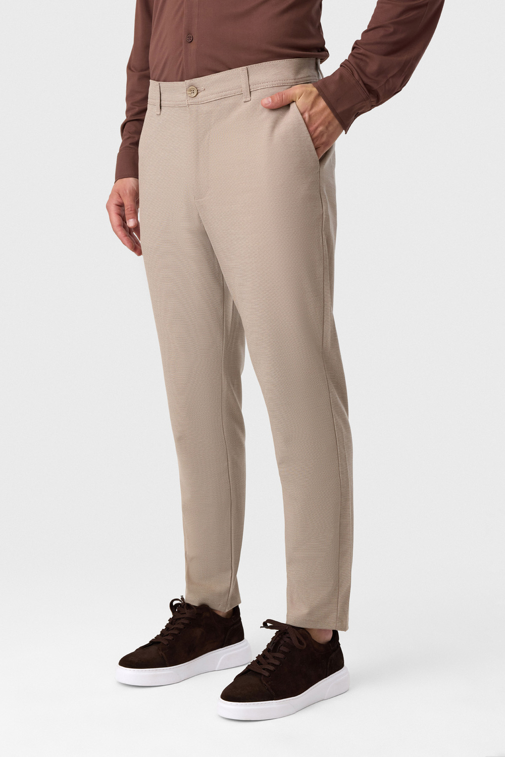 Bej Jogger Pantolon