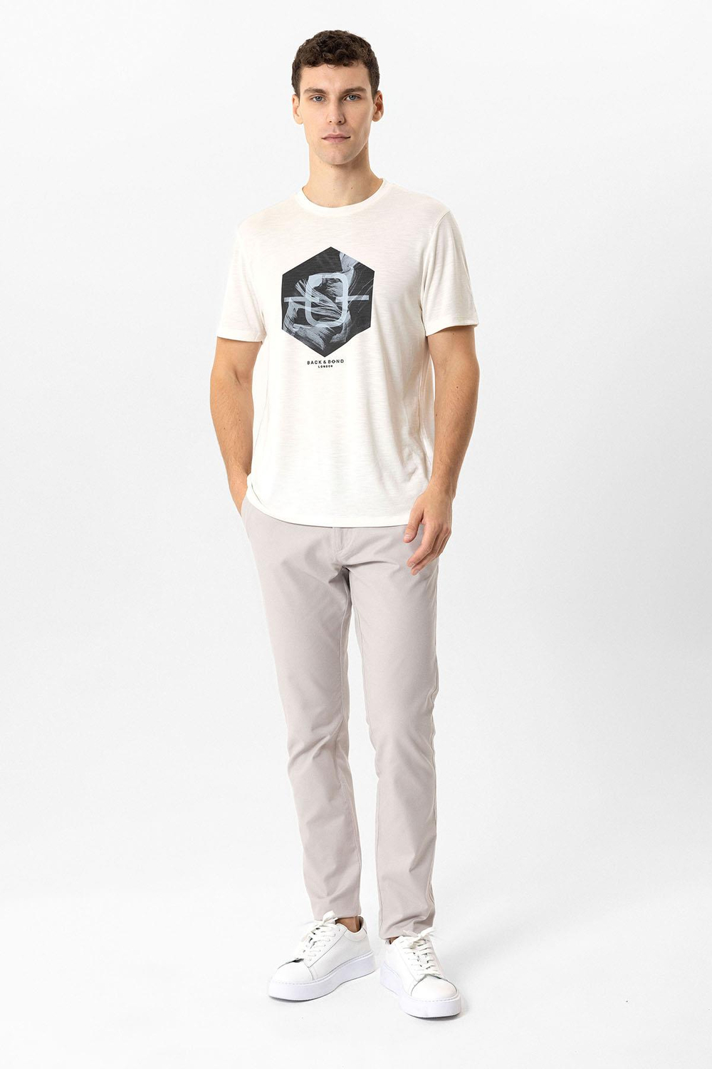 Taş Slim Fit Pamuklu Yan Cep Chino Pantolon
