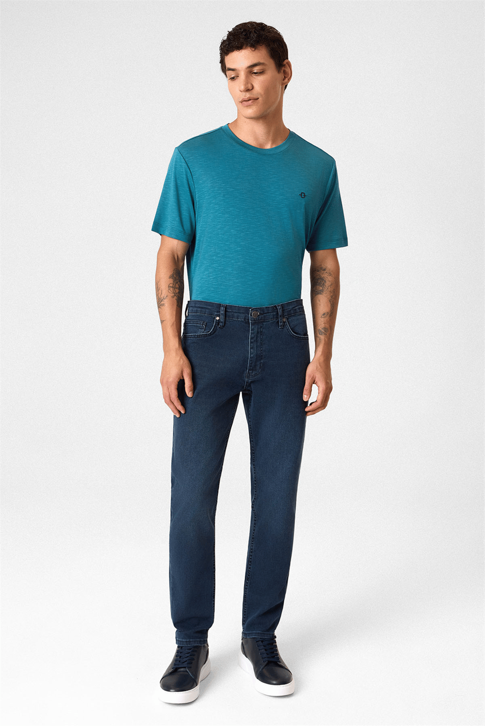 Lacivert Denim Pantolon