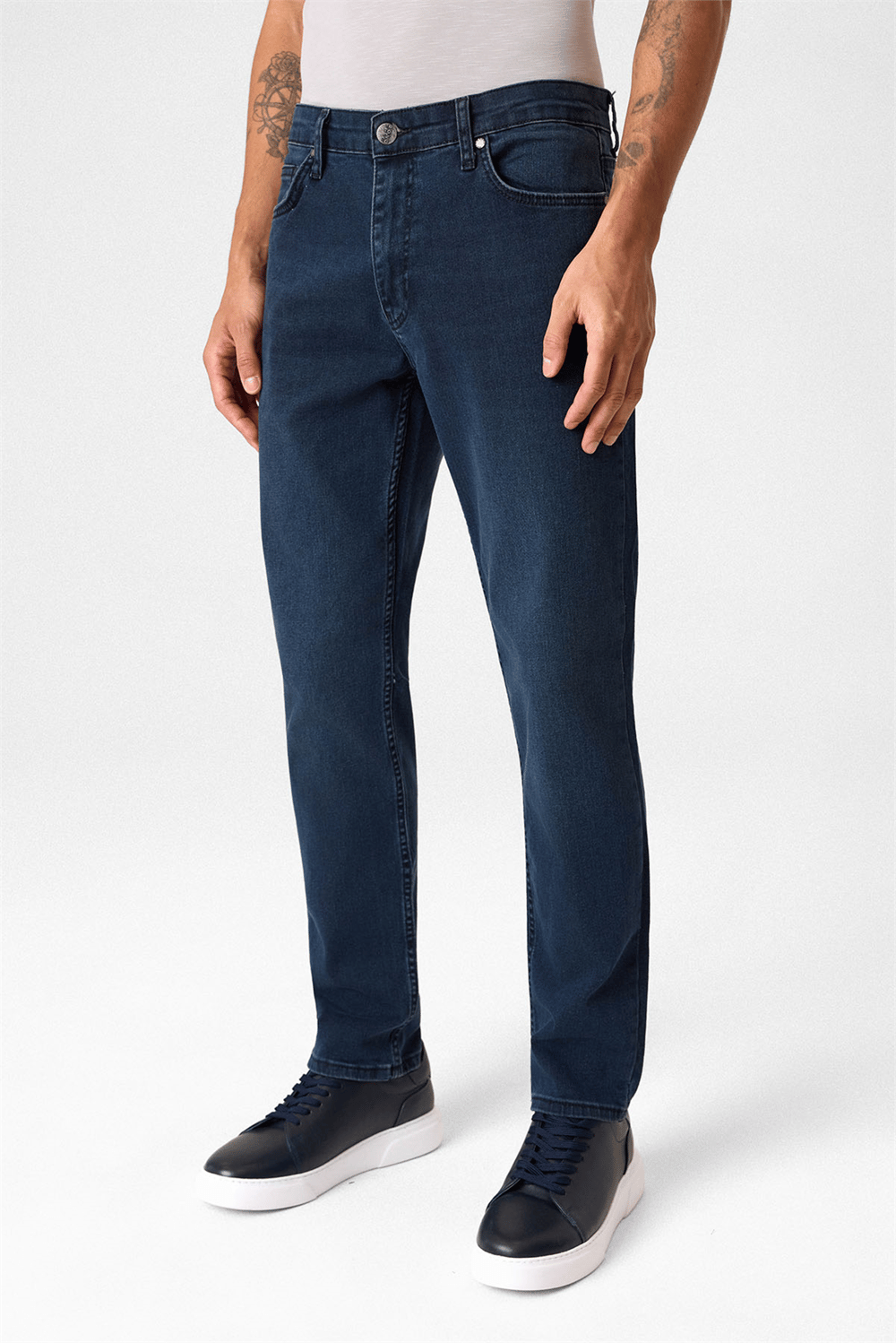 Lacivert Denim Pantolon