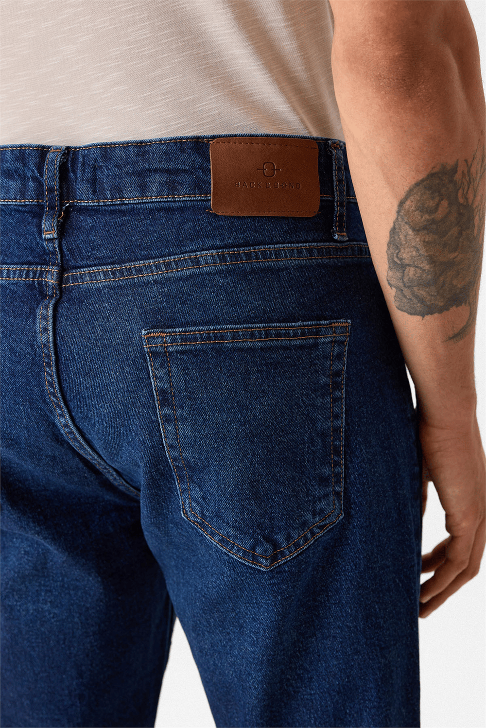 Lacivert Denim Pantolon