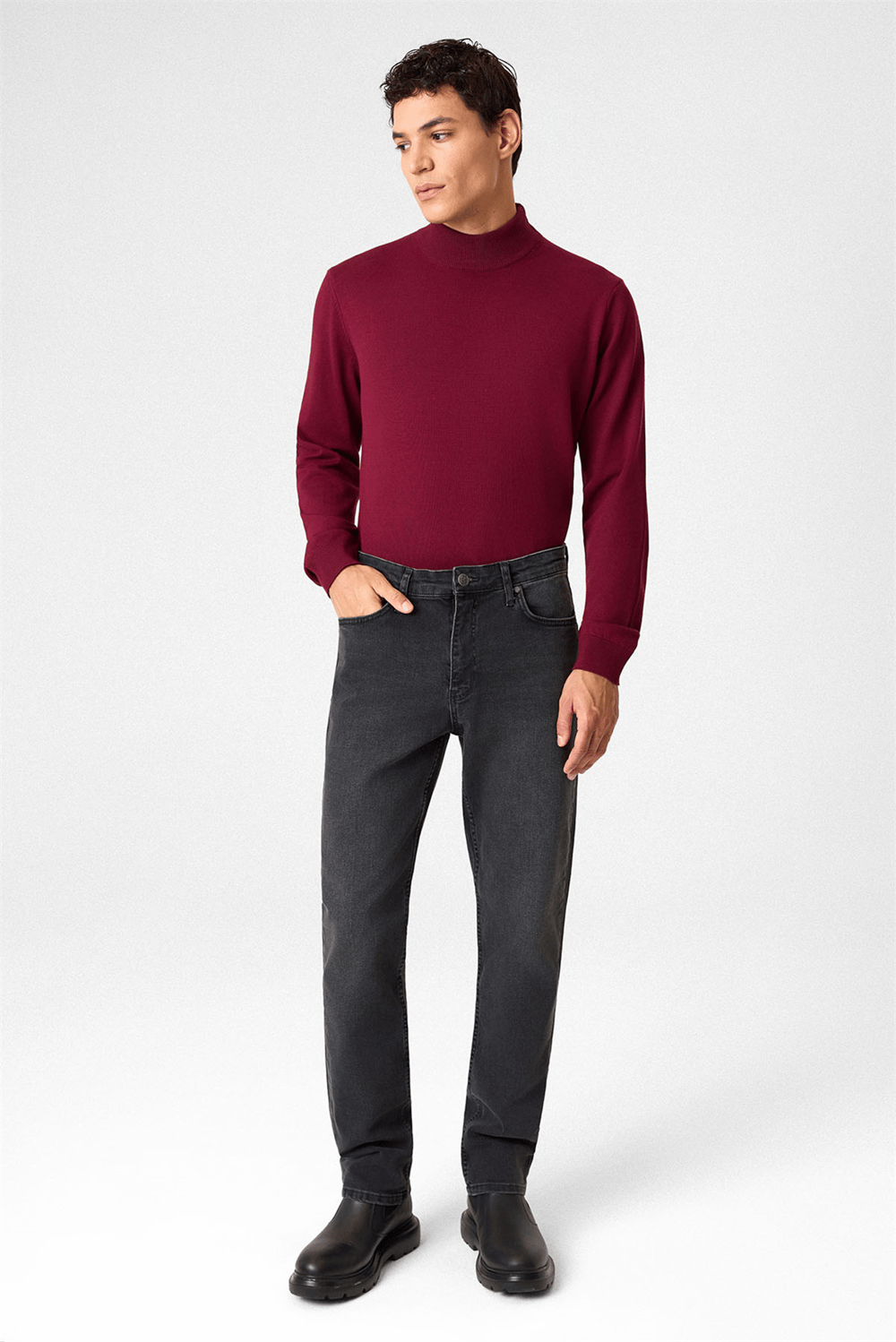 Siyah Denim Pantolon