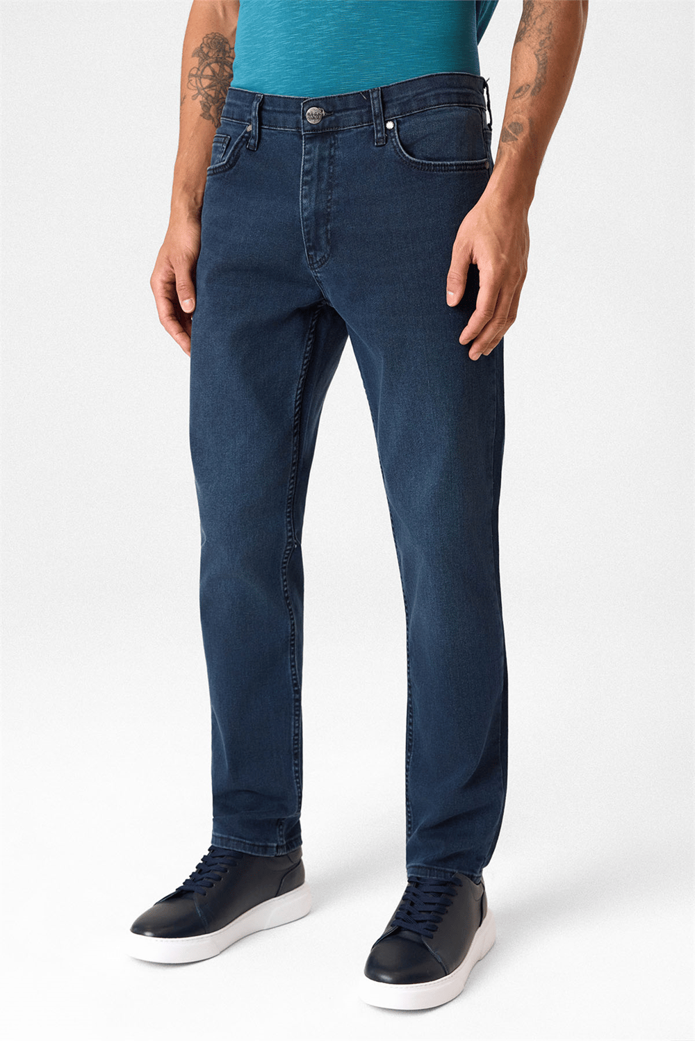 Lacivert Denim Pantolon